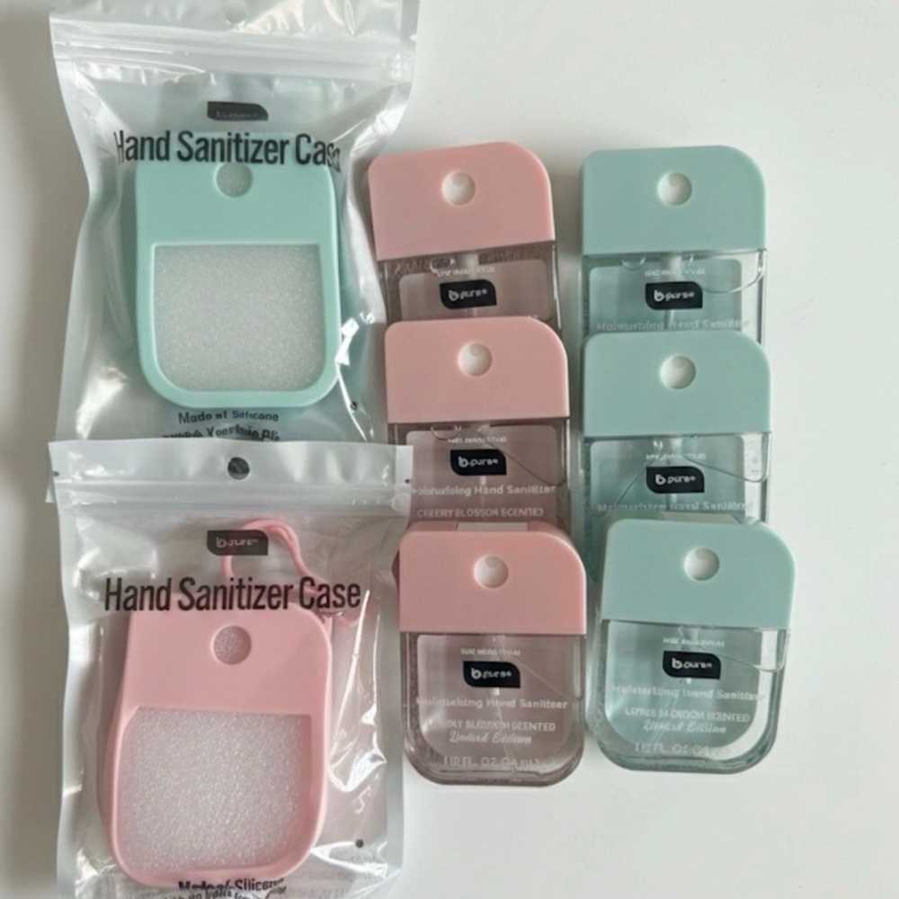 Bpure Scented Hand Sanitizers & Cases. Lotus & Cherry Blossom